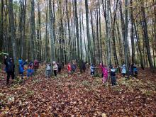 Cztery  pory  roku  w  lesie – nasi leśnicy współpracują z Zespołem Szkół Publicznych w Polanowie
